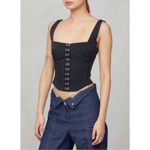 MISBHV Lara Hook & Eye Corset Top